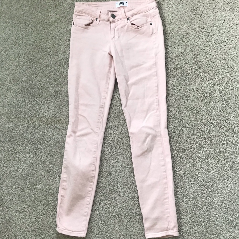 Pink Paige jeans